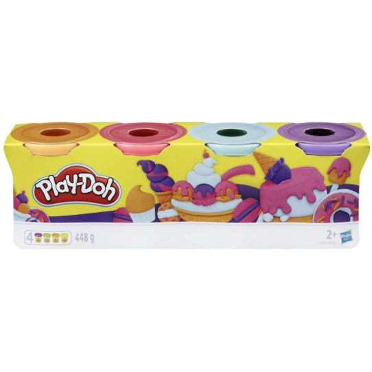 Hasbro Play-Doh 4 Pack Assorted - B5517 2Y+