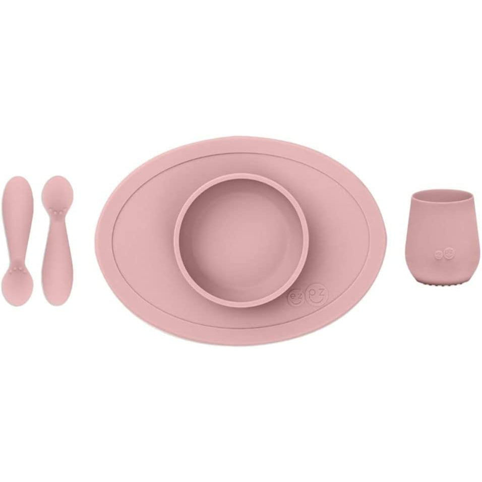 ezpz First Food Feeding Set of 6 Blush Age- 3 Months & Above