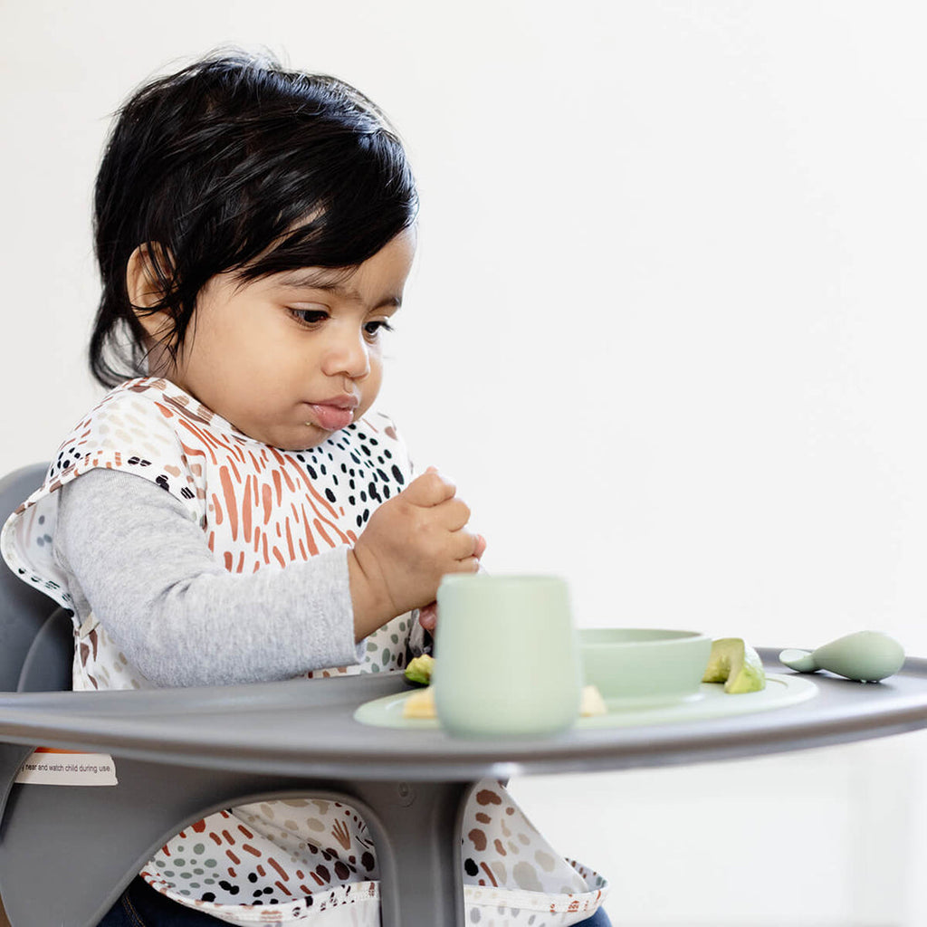 ezpz First Food Feeding Set of 6 Sage Age- 3 Months & Above
