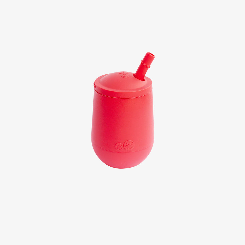 ezpz Mini Cup & Straw Training System Coral Age- 3 Months & Above