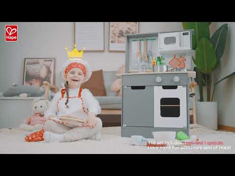 Hape Kitchen With Light And Sound V3 Blue Age- 3 Years & Above