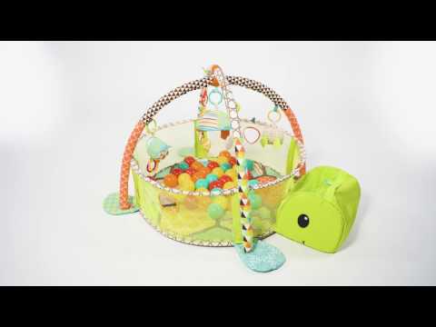 Infantino Grow-With-Me Activity Gym & Ball Pit Multicolor Age- Newborn & Above
