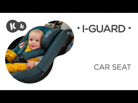 Kinderkraft i-Guard 360 Swivel Car Seat Black Graphite Age- Newborn upto 18 kg (40-105-cm)
