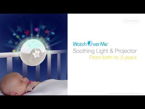 Infantino Soothing Light & Projector Pink Age- Newborn & Above