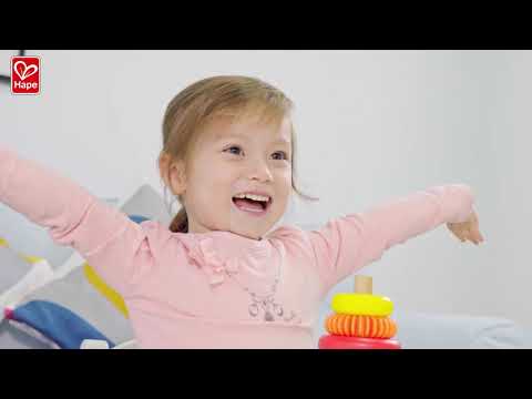 Hape Mr. Frog Stacking Rings Multicolor Age-1 Year & Above