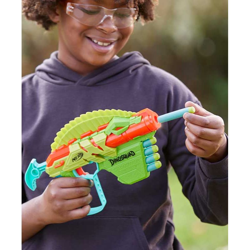 Nerf Dinosquad Stego-Duo Gun Age-8 Years & Above