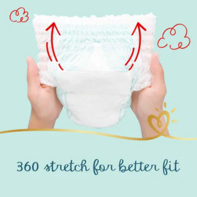 Pampers Premium Care Pants Size-4 44 Pieces 9-14kg Peekaboo