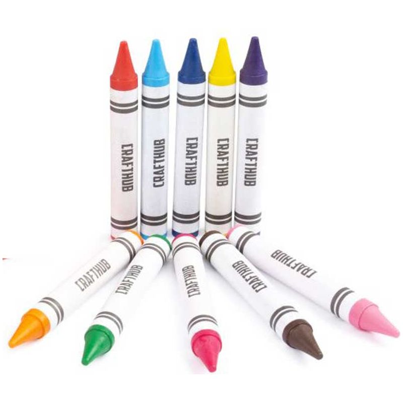 Pibi Super Jumbo Crayons Pack of 10 Age-3 Years & Above